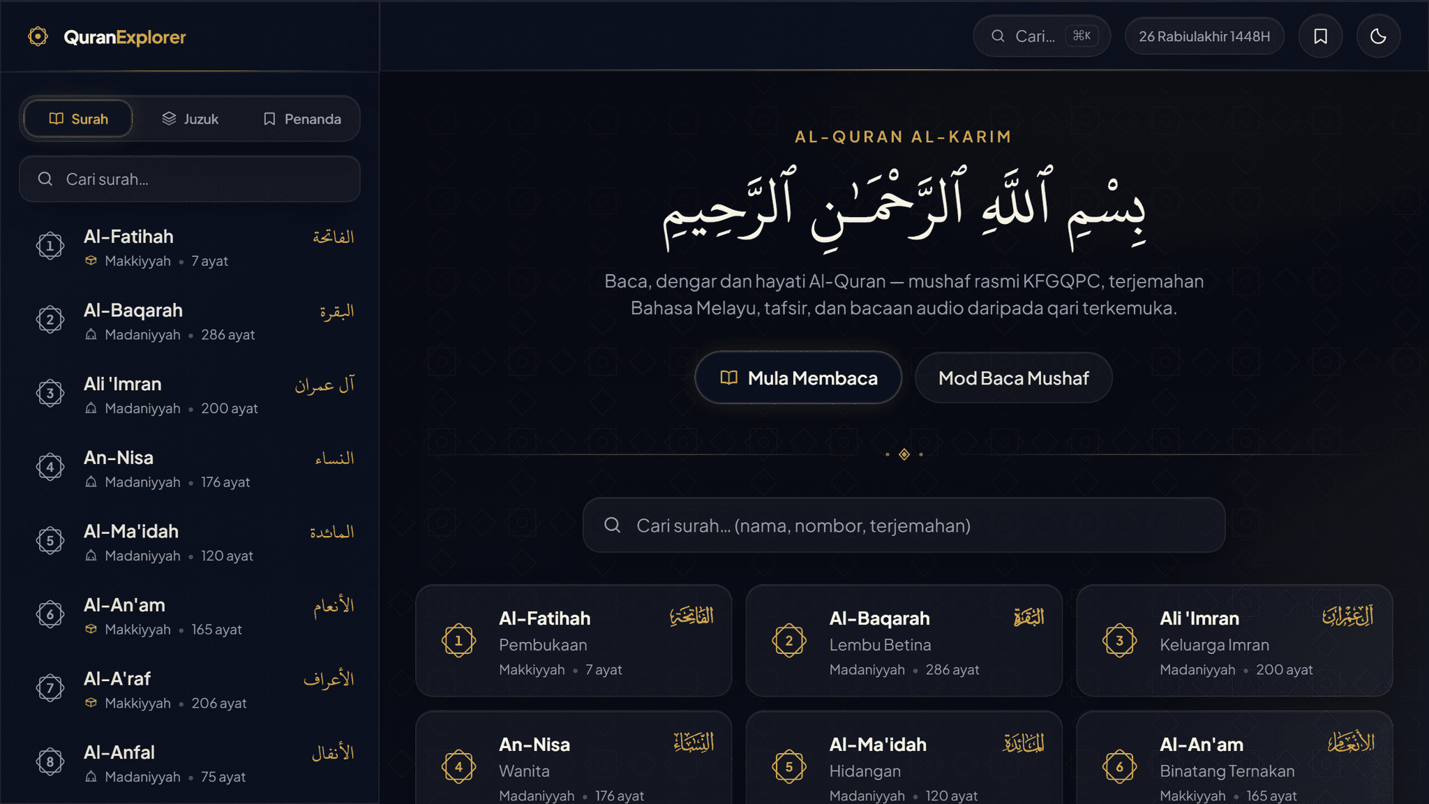 Quran Explorer