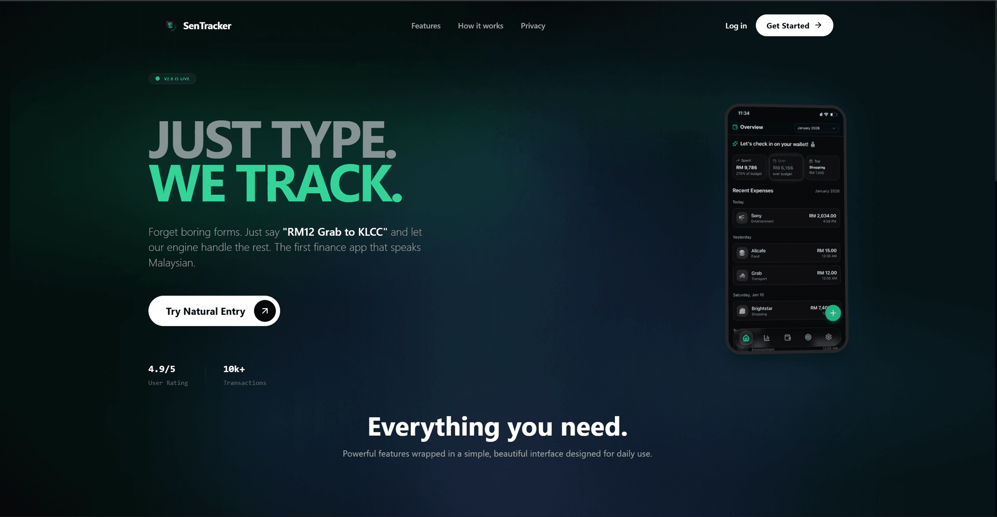 Sentracker
